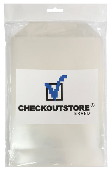 50 CheckOutStore® Clear Storage Pockets (6 3/4 x 9 1/2)