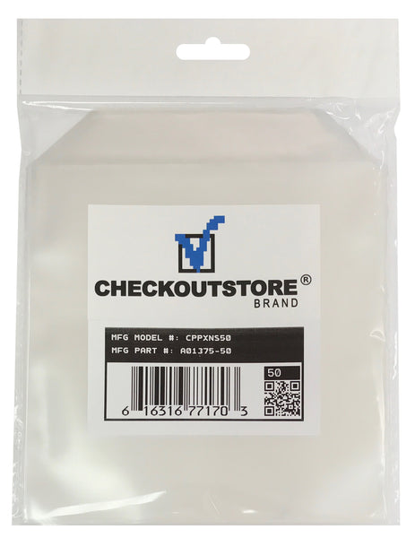 50 CheckOutStore® Clear Storage Pockets (6 x 6)