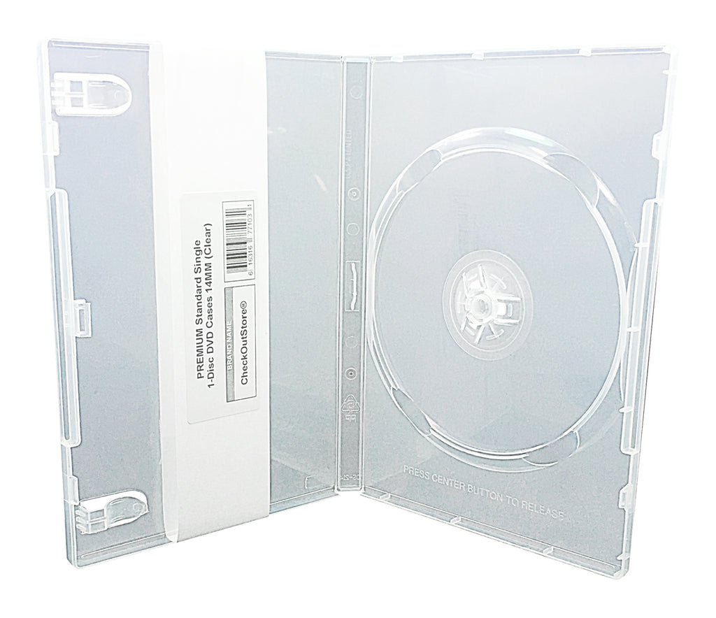 CheckOutStore 200 Clear Storage Cases 14mm for Rubber Stamps