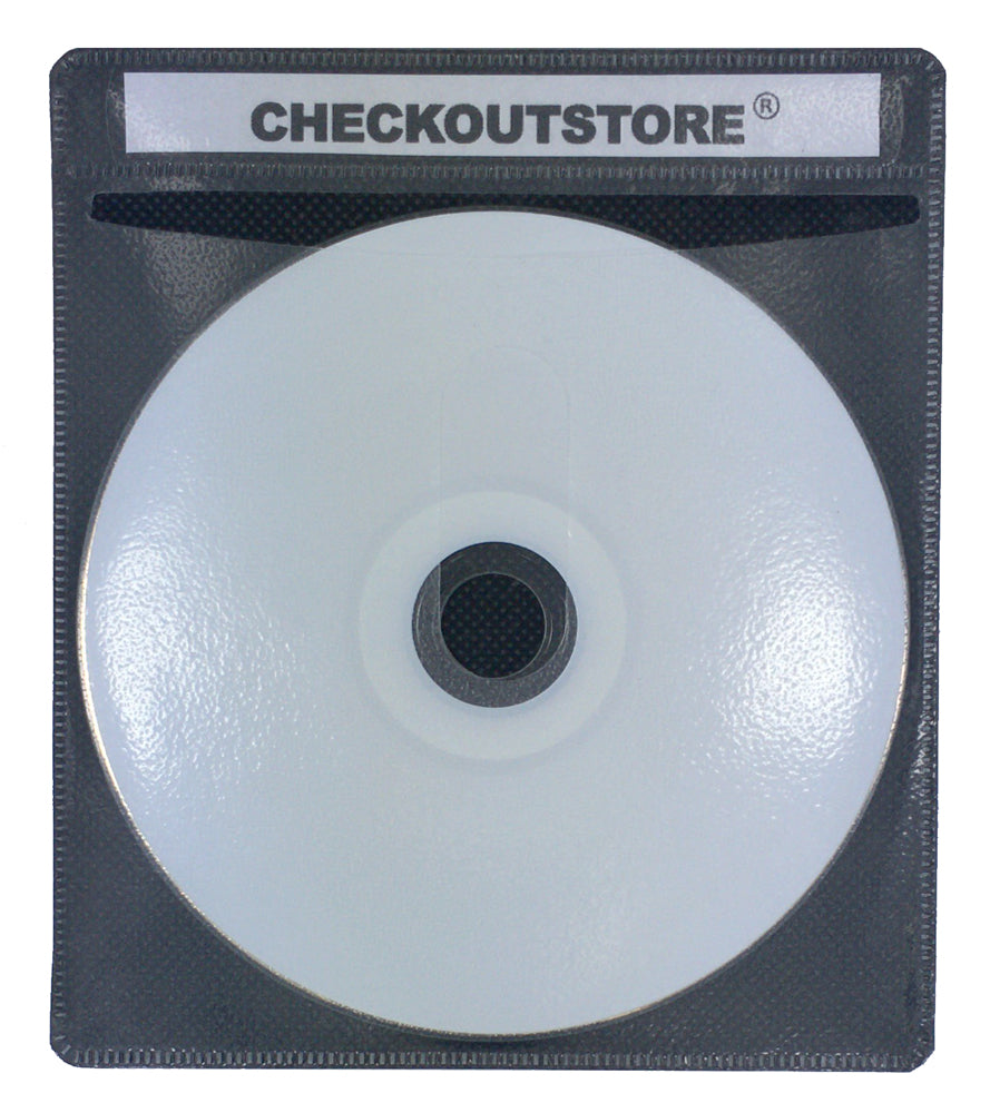 CheckOutStore Premium CD Double-sided Storage Plastic Sleeve