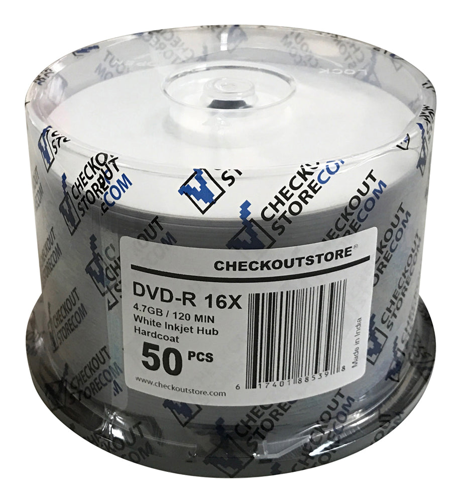 CheckOutStore® Premium 16x DVD-R 4.7GB in Spindle