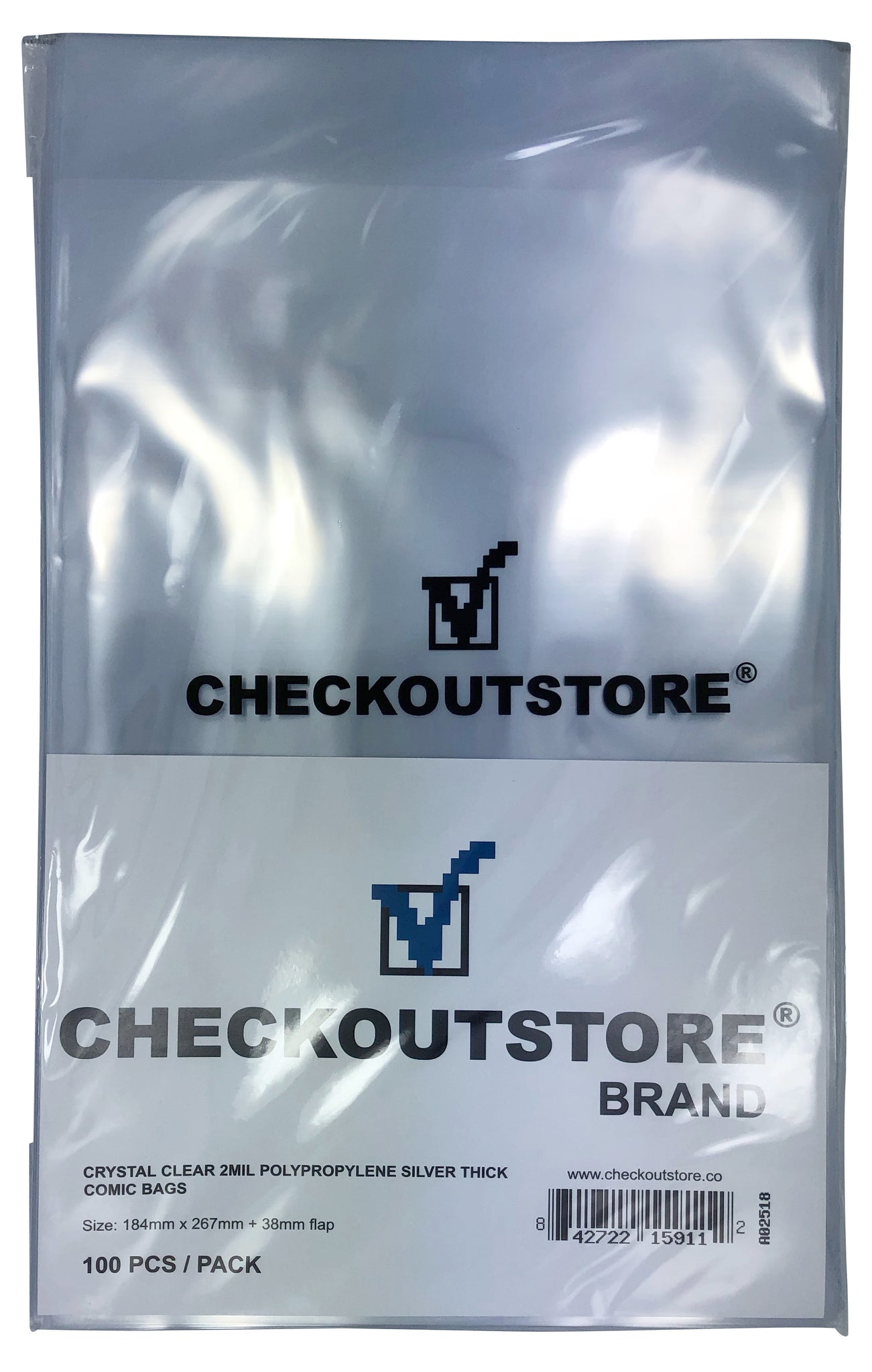 300 CheckOutStore Clear 2 Disc CPP Sleeves & DVD Booklet