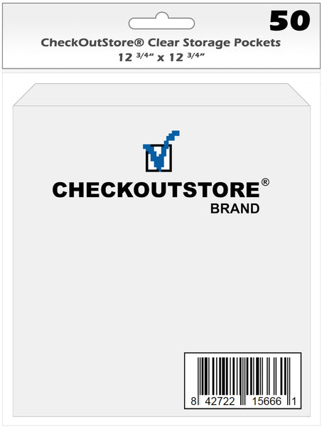 Clear with Flap - 12 3/4" x 12 3/4"