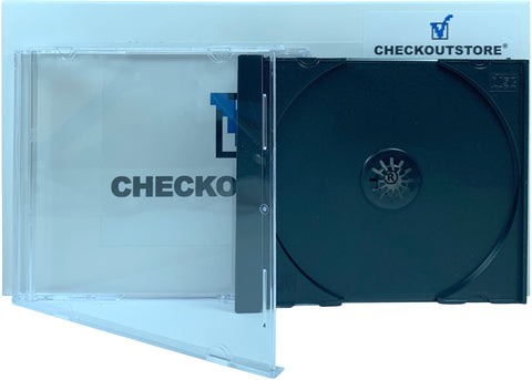 CheckOutStore CLRCASERSCC4 4 Clear Storage Cases 35mm for Wood