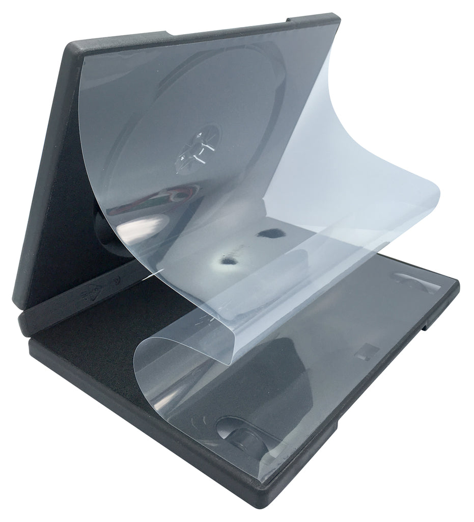 CheckOutStore (10) Premium Standard Single 1-Disc DVD Cases 14mm (Blue)